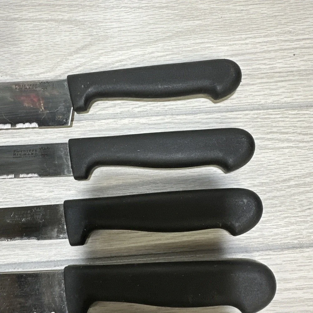 Philippe Richard Stainless Steel Kitchen Knives (Set of 7) Plastic Handle‎